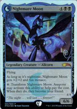 MTG Nightmare Moon / Princess Luna (1) | NM Foil | Ponies: The Gathering {PTG} - Image 2