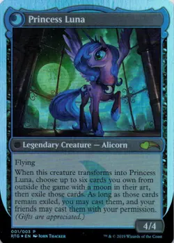 MTG Nightmare Moon / Princess Luna (1) | NM Foil | Ponies: The Gathering {PTG} - Image 3