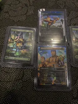 Magic: The Gathering Foil Japanese Final Fantasy Lot 4x Chocobo Wakka - Image 2