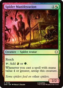 Spider Manifestation (0148) - Marvel's Spider-Man - Common (Foil) - Image 1
