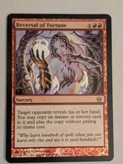 MTG Reversal of Fortune – Fifth Dawn Foil – 77/165 – 2004 – Magic The Gathering - Image 1