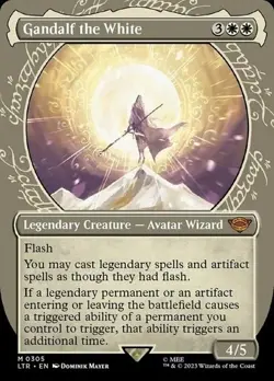MTG Lord of the Rings SHOWCASE M Gandalf the White #0305 - Image 1