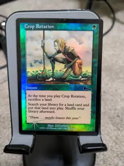 Crop Rotation -- MTG (NM/NM-) Urza's Legacy Nice Shape! Magic the Gathering! - Image 1