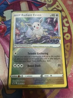 Radiant Eevee - SWSH230 - Pokemon Sword & Shield Promo Holo Rare Card NM - Image 1