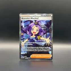 Pokemon TCG Acerola's Mischief 165/132 Mega Evolution - Image 1