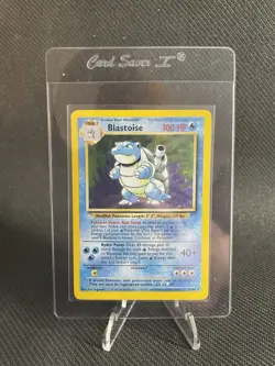 Pokemon TCG Blastoise Holo Rare 002/102 Base Set Unlimited - Image 1