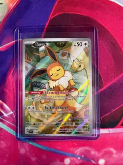 Eevee SVP173 Pokemon Center Exclusive Promo Prismatic Evolutions Near Mint TCG - Image 1
