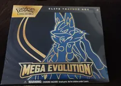 POKEMON TCG Mega Evolution Elite Trainer Box ETB ME01 Lucario Factory Sealed - Image 1