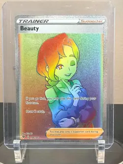 Pokemon Beauty Vivid Voltage 194/185 Rainbow Full Art Secret Rare Trainer NM - Image 1