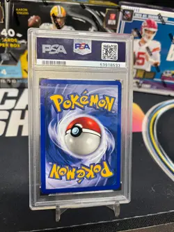 2000 POKEMON PROMO BLACK STAR POKEMON LEAGUE #9 MEW-HOLO PSA 8 - Image 2