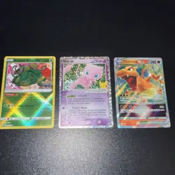 Pokemon Lot Charizard VSTAR (018) & Mew ex (88) & Radiant Venusaur (004) - Image 2
