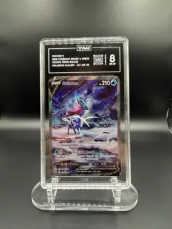 Suicune V Crown Zenith Galarian Gallery Tag 8 Crown Zenith Pokemon Card Mint NM - Image 1