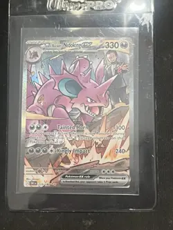 Pokemon TCG Team Rockets Nidoking EX 233/182 Destined Rivals SIR - Image 5