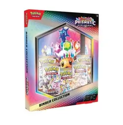 Pokemon TCG Scarlet Violet Prismatic Evolutions Binder Collection New Sealed - Image 1