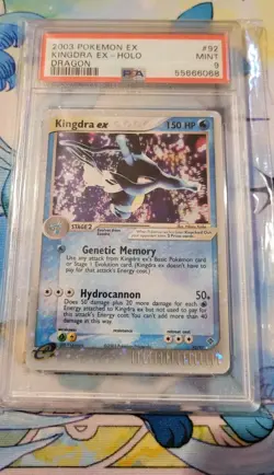 Pokemon EX Dragon Kingdra Holo 2003 #92/97 PSA 9 - Image 1
