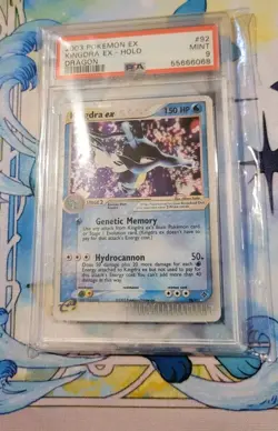 Pokemon EX Dragon Kingdra Holo 2003 #92/97 PSA 9 - Image 2