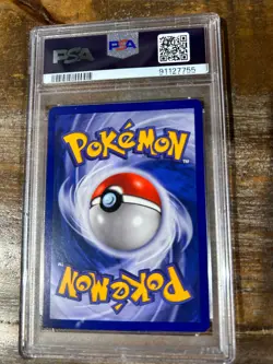 POKEMON 2000 Promo MOLTRES Black Star Aoki Error #21 PSA 7 RARE - Image 2