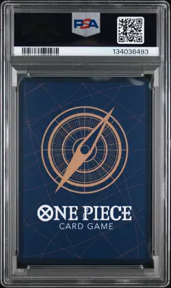 2025 ONE PIECE JPN PROMOS OFFICIAL EVENT TOP PRIZE #014 MONKEY D. LUFFY PSA 9 - Image 2