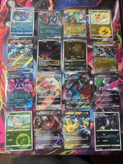 Pokemon 16 Card Lot nm V Max Mega Amazing Ex HOLO Rare Hits Only F1 - Image 1