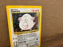 Chansey 003/102 Base Set Holo Lp 1999 Pokemon Card - Image 3