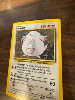 Chansey 003/102 Base Set Holo Lp 1999 Pokemon Card - Image 4