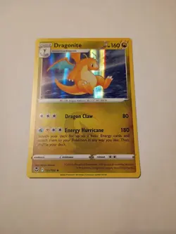 Pokemon- Dragonite 131/195- Holo Rare Card- Silver Tempest - Image 1