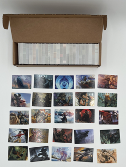 MTG Art Cards Proof Set 40 copies of 25 Cards English NatBox2 FREE SHIPPING - Image 1