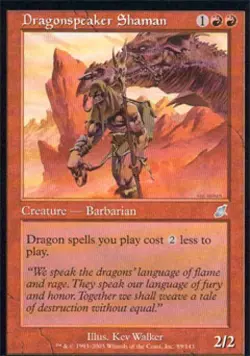 MTG English Dragonspeaker Shaman NM Foil Scourge - Image 1