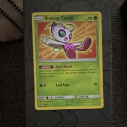 Pokemon Shining Celebi Shining Legends SM79 Shiny Holo Rare Psychic Promo Card - Image 1