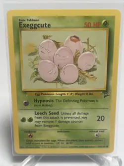 Pokemon TCG Exeggcute Base Set 2 74/130 Unlimited Regular Common Card WOTC NM - Image 2