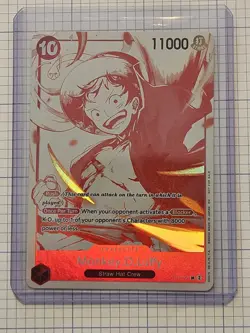One Piece CCG Monkey.D.Luffy ST10-006 Super Rare Card - Image 1