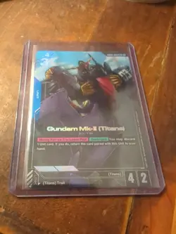 Gundam Card Game - Gundam MK-II (Titans) GD02-003 R+ Alt Art NM - Image 1