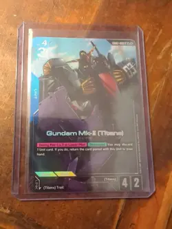 Gundam Card Game - Gundam MK-II (Titans) GD02-003 R+ Alt Art NM - Image 2