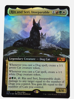 Rin and Seri, Inseparable Buy A Box Promos Foil Mythic M21 NM - Image 1
