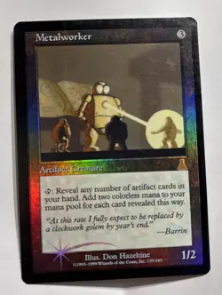 Metalworker FOIL - Urza's Destiny - Magic The Gathering MTG LP- Reserved List - Image 1