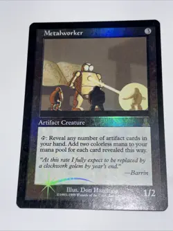 Metalworker FOIL - Urza's Destiny - Magic The Gathering MTG LP- Reserved List - Image 3