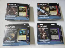 Magic: The Gathering Warhammer 40,000 Commander Decks Set of 4 - NEW Sealed - - Image 1