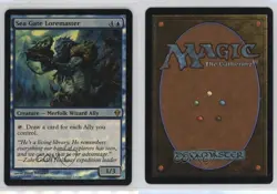 Sea Gate Loremaster Foil Magic: Zendikar #63 2009 - Image 3