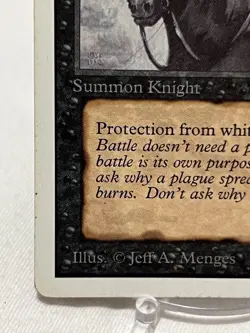 Black Knight - Unlimited Edition ~MP~ Magic The Gathering MTG - Image 5