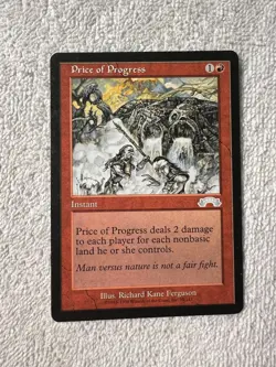 MTG - Price of Progress - Exodus - Regular - LP - Regular - Red - Shinetized - Image 1