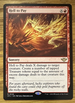 MTG Outlaws of Thunder Junction, Hell to Pay - Image 1