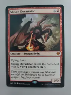 MTG Shivan Devastator Dominaria United Regular Mythic - Image 1