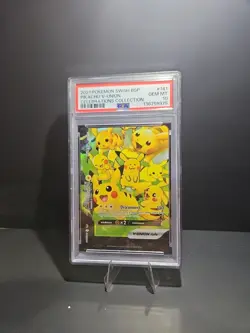 Pikachu V-Union SWSH 141 Black Star Promo Pokemon 2021 Celebrations PSA 10 GEM - Image 1