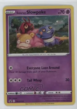 Galarian Slowpoke Holo Pokemon Sword & Shield Black Star Promo #SWSH126 - Image 1