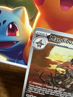 Pokemon TCG White Flare Mandibuzz Illustration Card 145/086 Pack to Sleeve NM - Image 2
