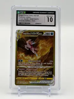 Pokemon Origin Forme Palkia VSTAR Secret GG67/GG70 Crown Zenith GEM MINT CGC 10 - Image 1
