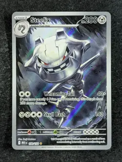 2025 Pokemon STEELIX #150/132 Mega Evolution Illustration Rare English - Image 1