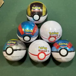 Pokemon Ball Tin - Lot Of 6 820650809767 - Image 1