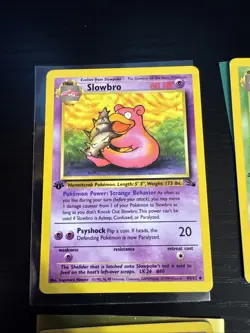 Pokemon TCG 1st edition Fossil Lot Haunter Hypno Slowbro Arbok - Image 2
