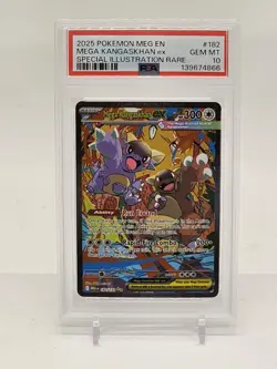 2025 POKEMON MEG EN-MEGA EVOLUTION #182 MEGA KANGASKHAN EX PSA 10 - Image 1